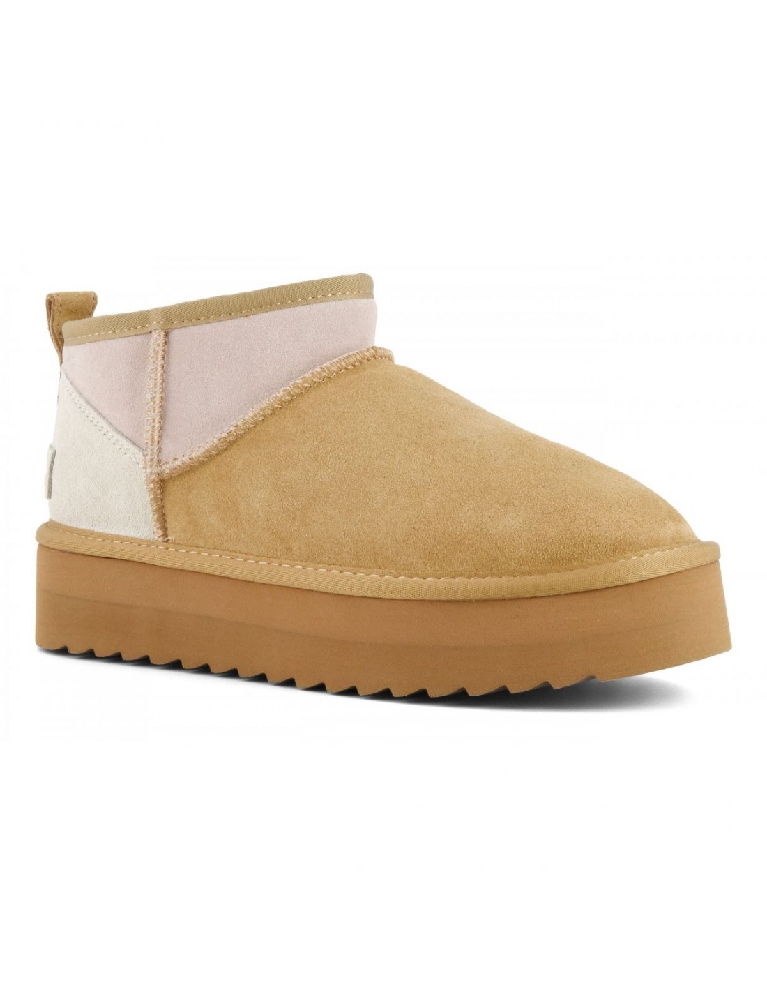 colors of california boots femme platform winter boot suede mix