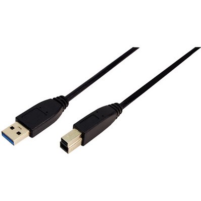 Câble USB 3.0, USB-A - USB-B mâle, 3 m, noir