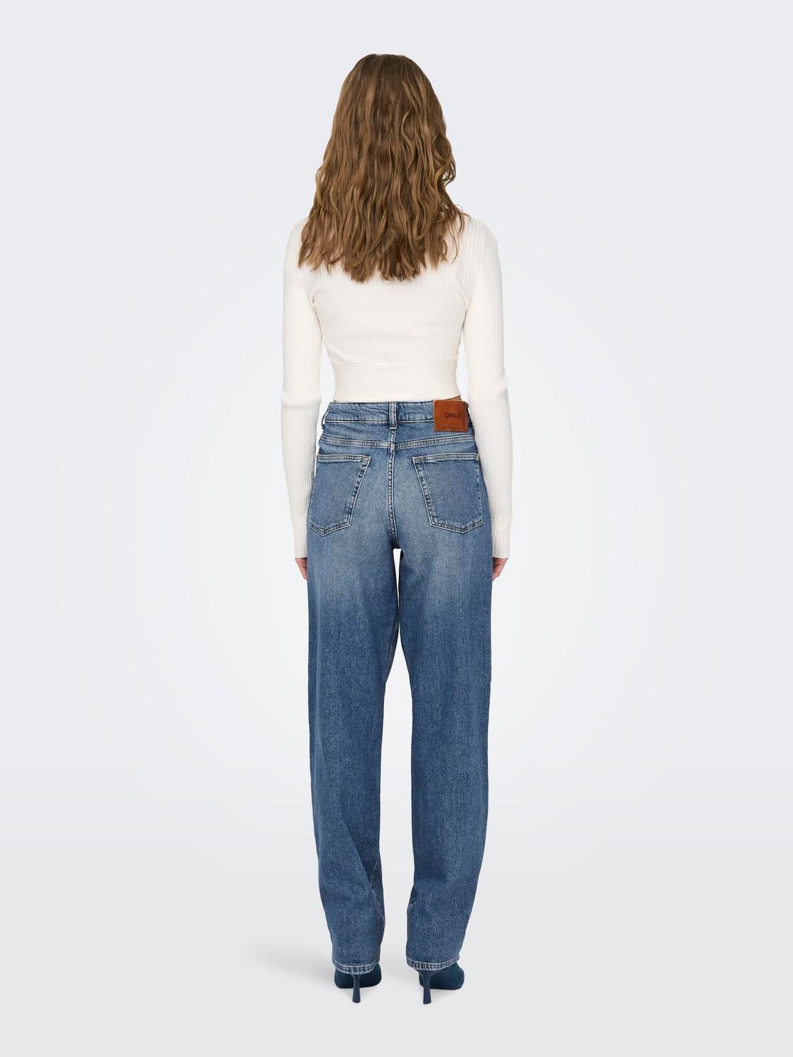 ONLSTAR Dad Fit Jeans Medium Blue Denim