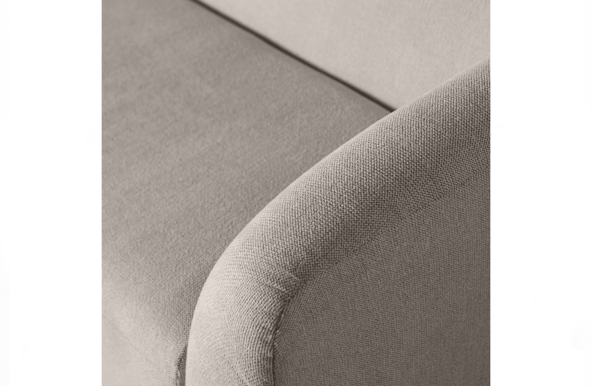 BePureHome 3-zitsbank Sloping Off White Melange