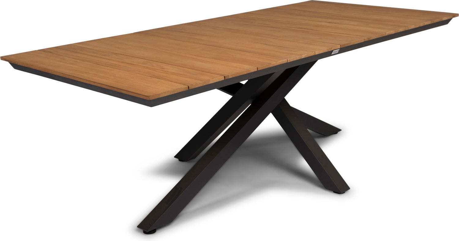Tierra Outdoor eettafel Orion naturel 220 x 100 x 75 cm