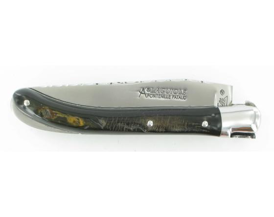 Laguiole Pocket Buffle Brut 14C28 Couteau de Poche - Laguiole par Fontenille Pataud