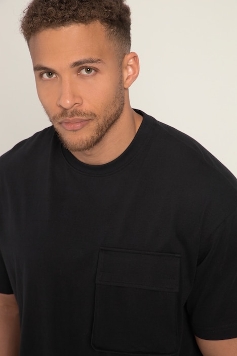 STHUGE T-Shirt, Halbarm, oversized, Brusttasche, bis 8 XL