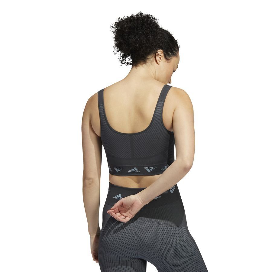 adidas Brassière Aeroknit - Gris Femme