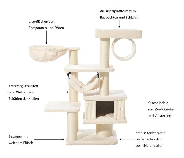 Nobby Kratzbaum Elin, ca. B58/H129/T58 cm