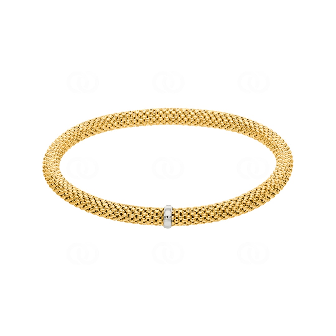 Flex-Armband 750/18 K Gelbgold