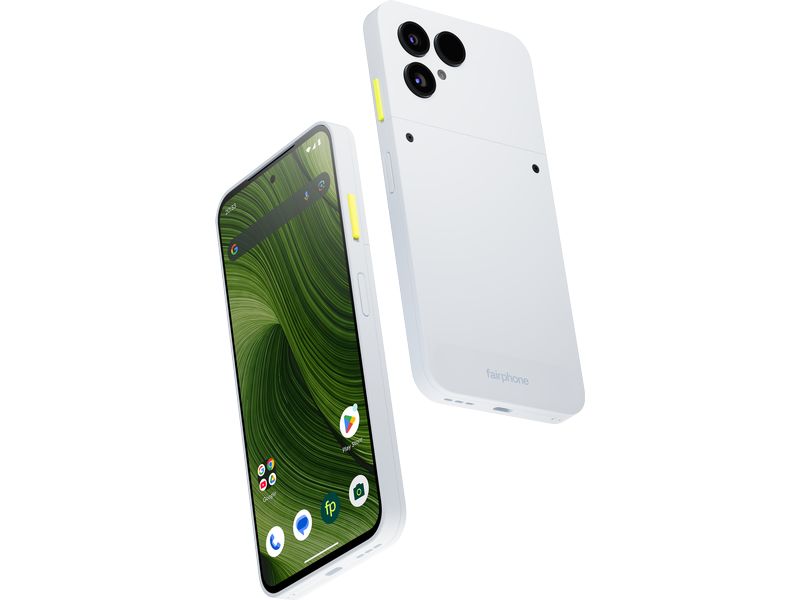 Fairphone Fairphone 6 256 GB Cloud white Nachhaltiges Android-Smartphone aus fairer Produktion mit recycelten Materialien