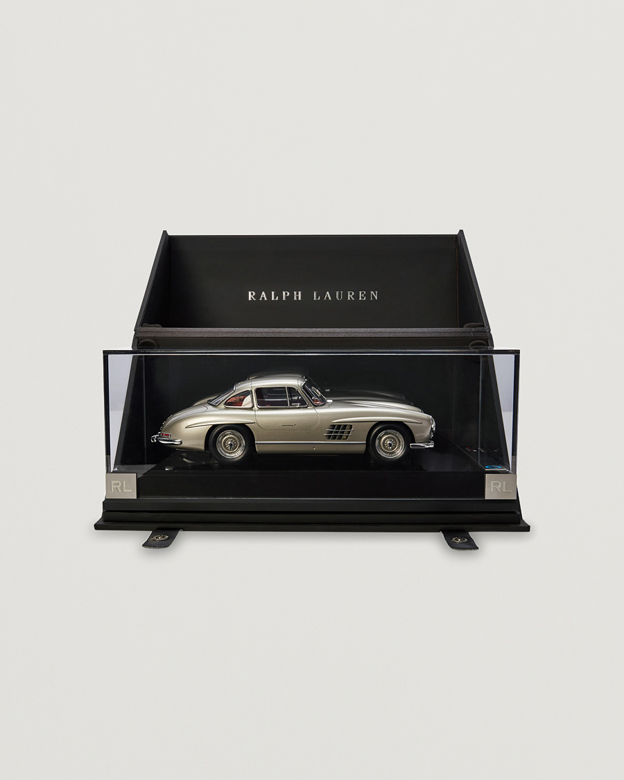 Ralph Lauren Home 1955 Mercedes Gullwing Coupe Model Car Silver