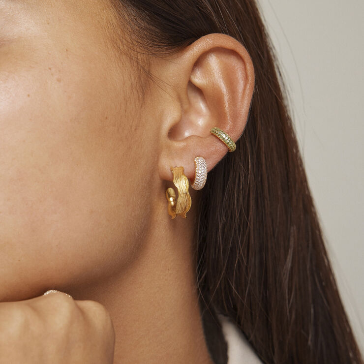 ENAMEL Copenhagen Hoops, Ane Small 925s/gp/m