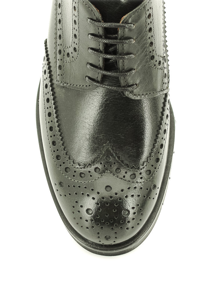 UPPER SHOES - DERBY D814 VERTFONCE