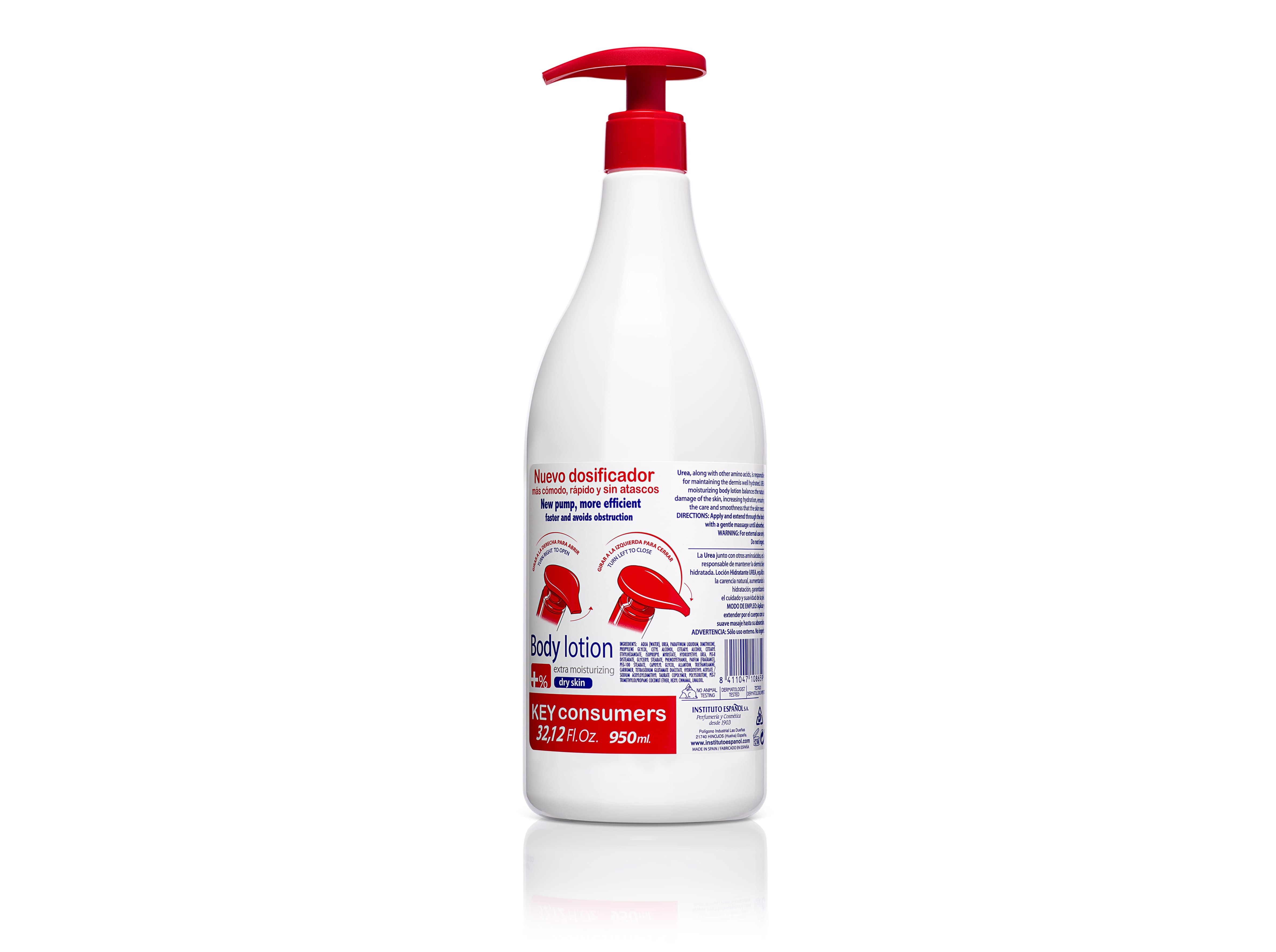 LOÇÃO CORPORAL INSTITUTO ESPAÑOL UREIA 950ML