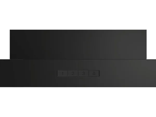 Bosch Serie | 2 DWB96BC60 - Hætte - skorsten flad - bredde: 90 cm - dybde: 50 cm - udtrækning og recirkulation (-) - sort