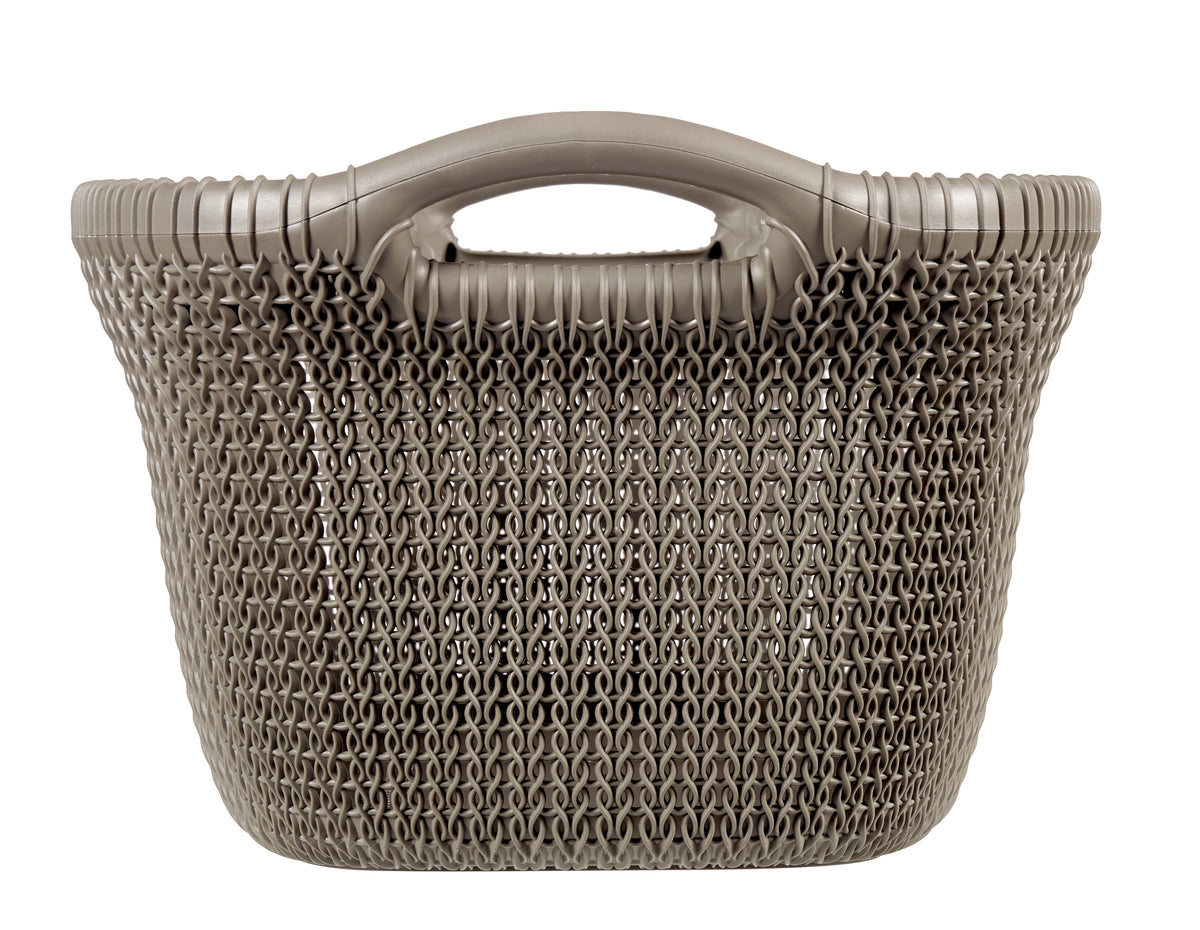 Curver Knit Wasmand - 40 l - set van 2 - Harvest Brown