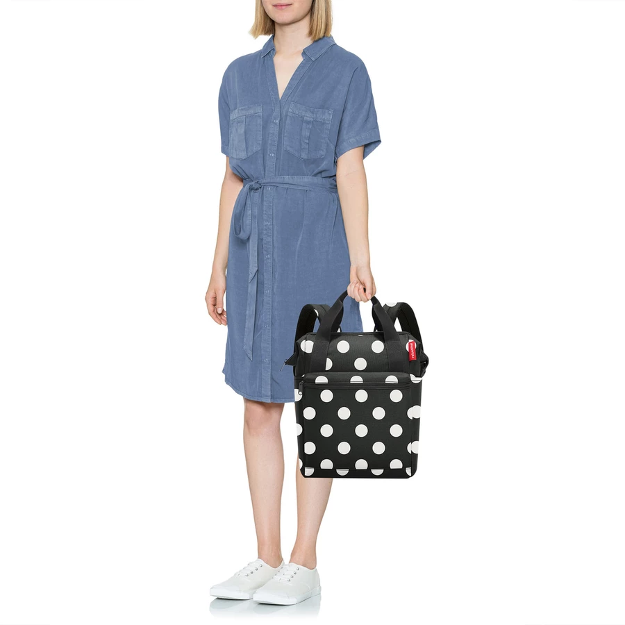 reisenthel travelling allrounder R - Rucksack 40 cm dots white