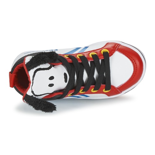 Feiyue - DELTA MID PEANUTS - Blanc / Noir / Rouge