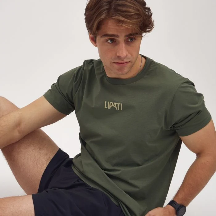 Lipati Herre T-shirts Not For Running SS Tee Grøn