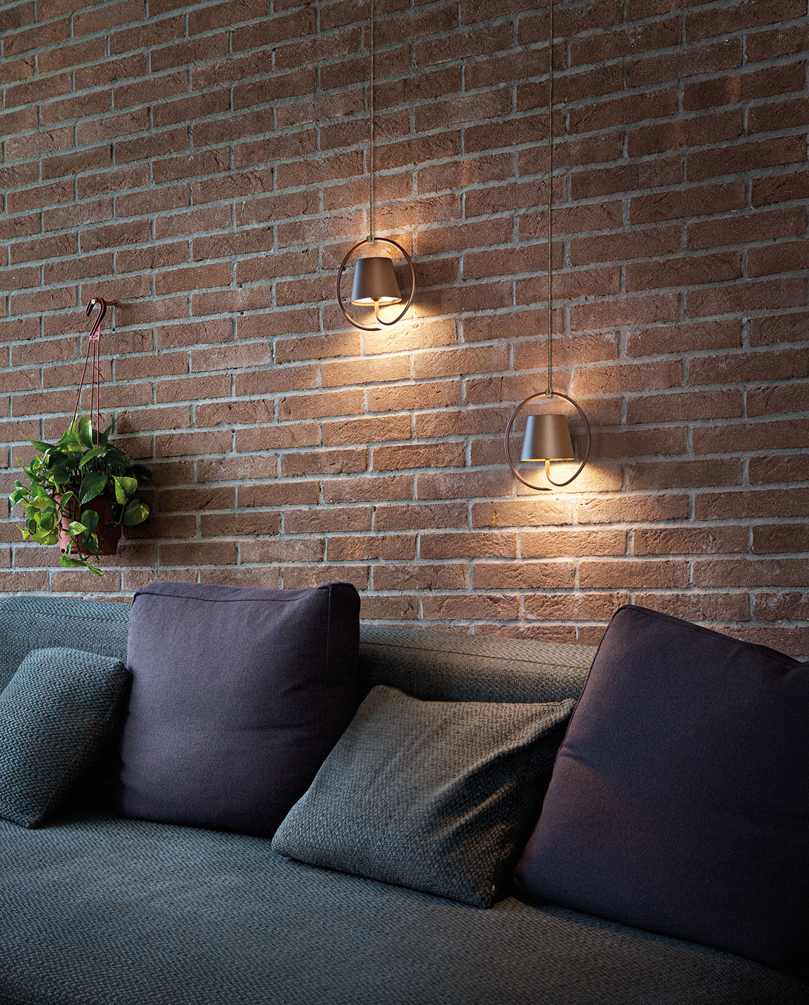 Zafferano oplaadbare hang/wand lamp