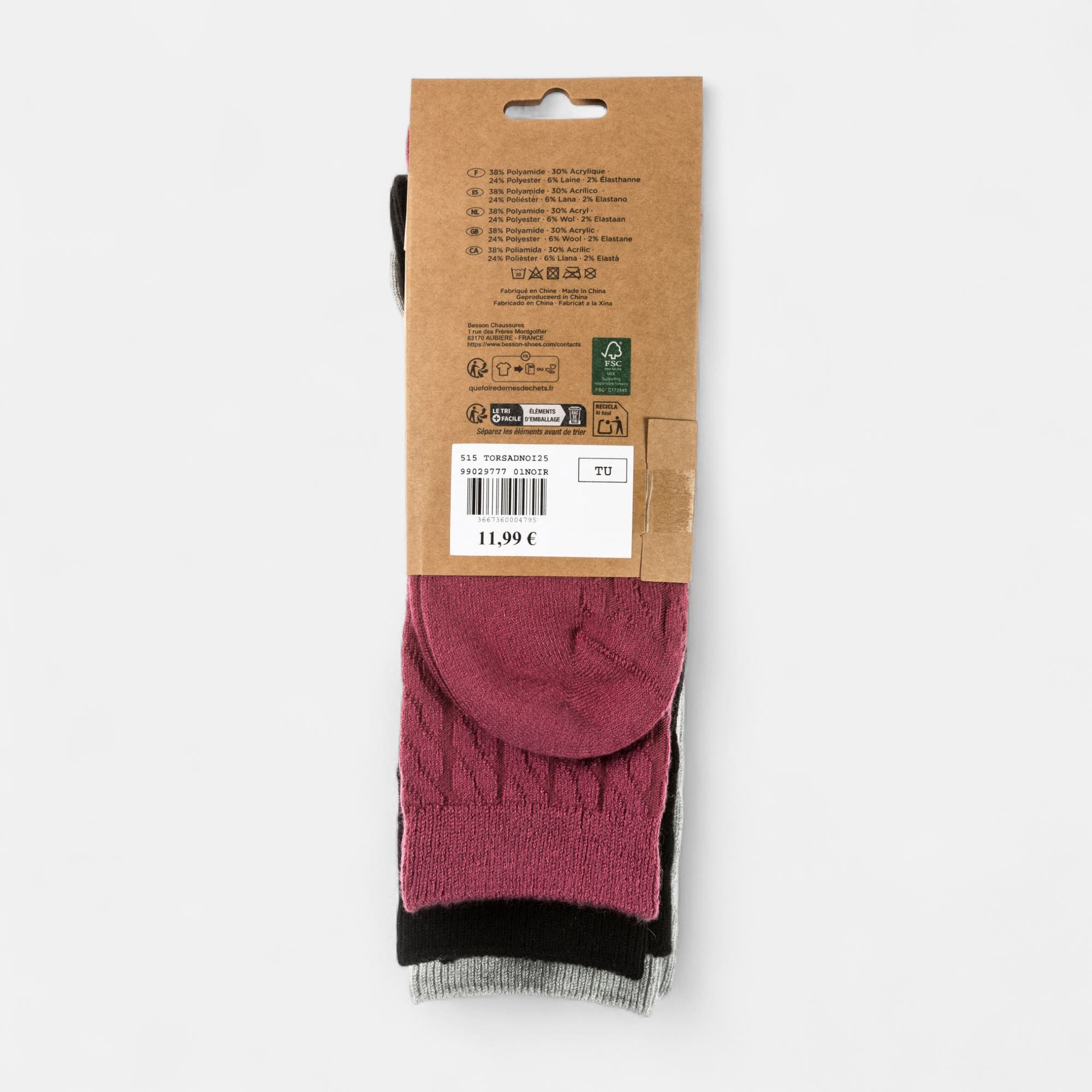 Chaussettes Femme noir