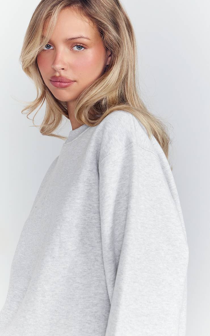 Gris Cendré Sweatshirt À Enfiler