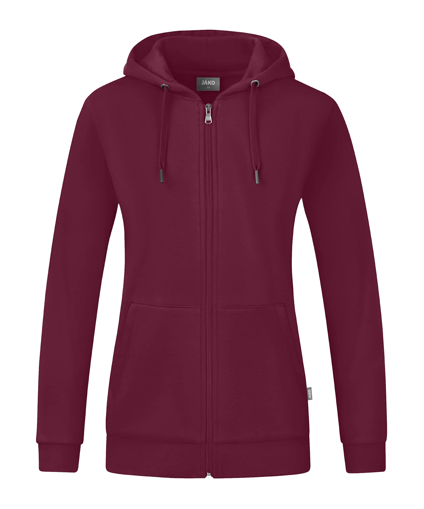 JAKO Organic Kapuzenjacke Damen Braun F130