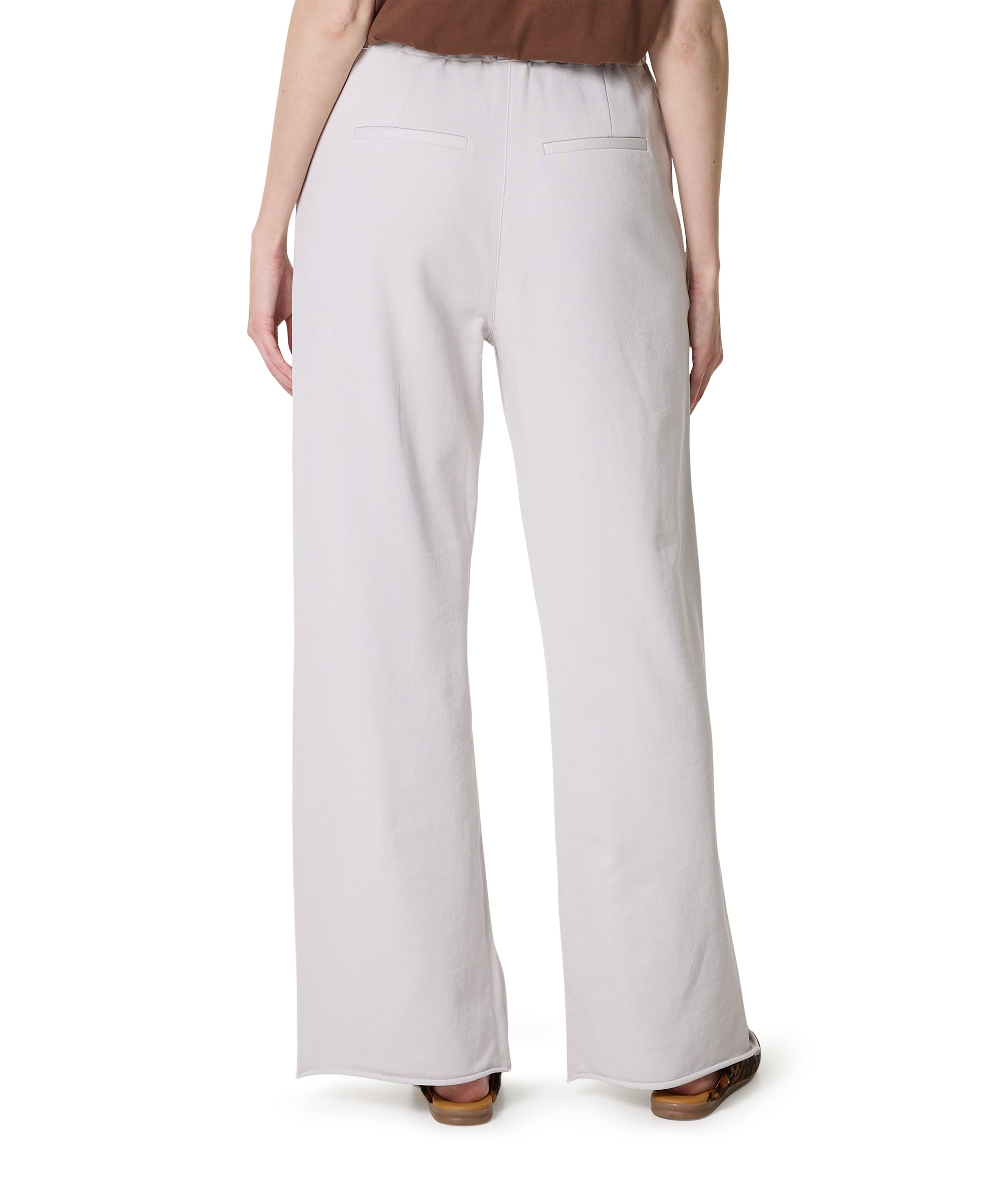 YAYA Jersey met strikkoord dames broek grijs