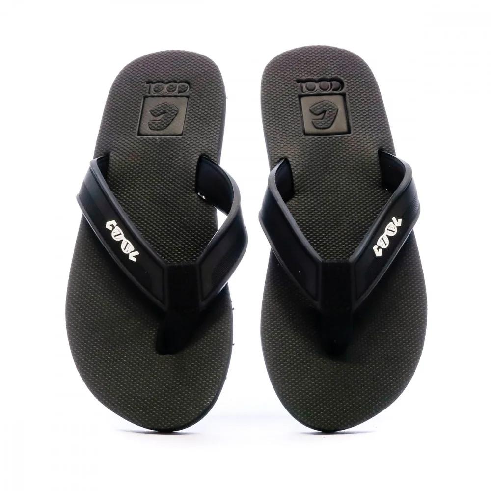 Tongs noires Garçon Cool Shoe Bone Shop
