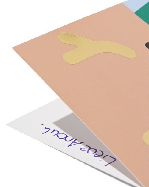 6 petites cartes de Noël avec enveloppe