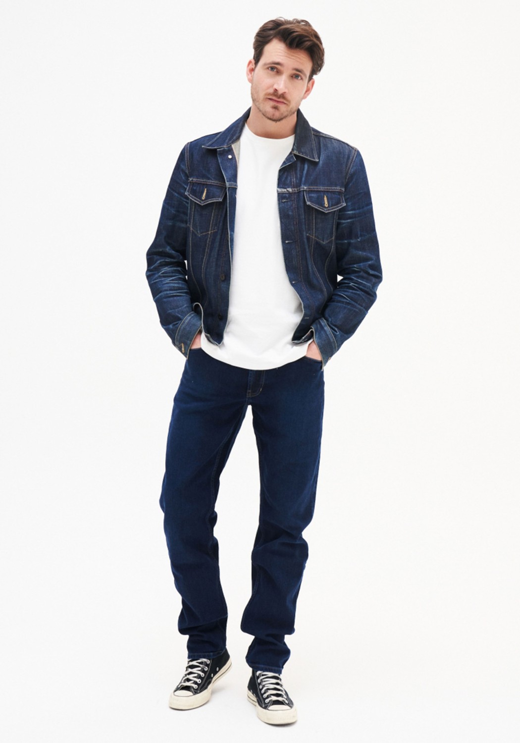 Kuyichi Herren-Jeans Scott Regular Classic Deep Blue