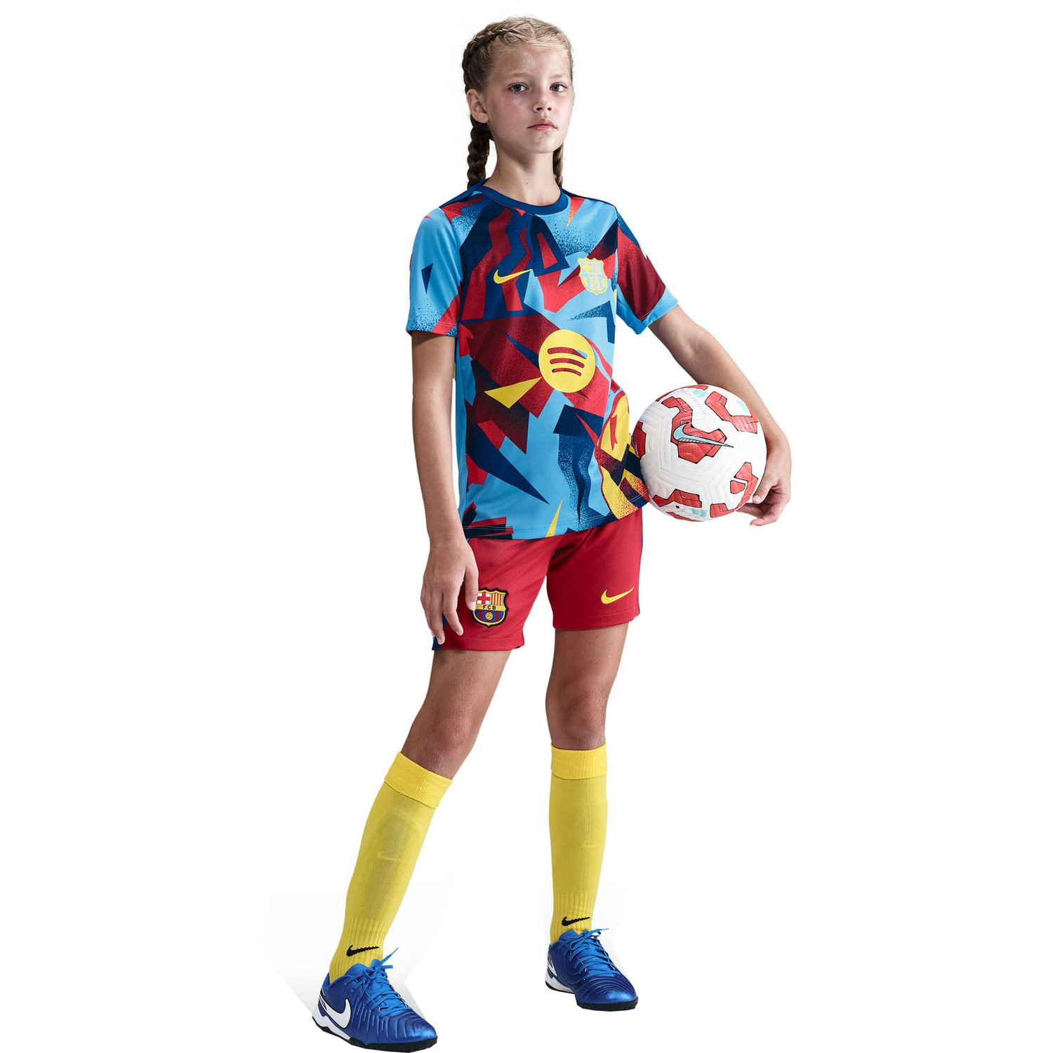 Nike FC Barcelona Pre-Match Top Kids 2025/2026