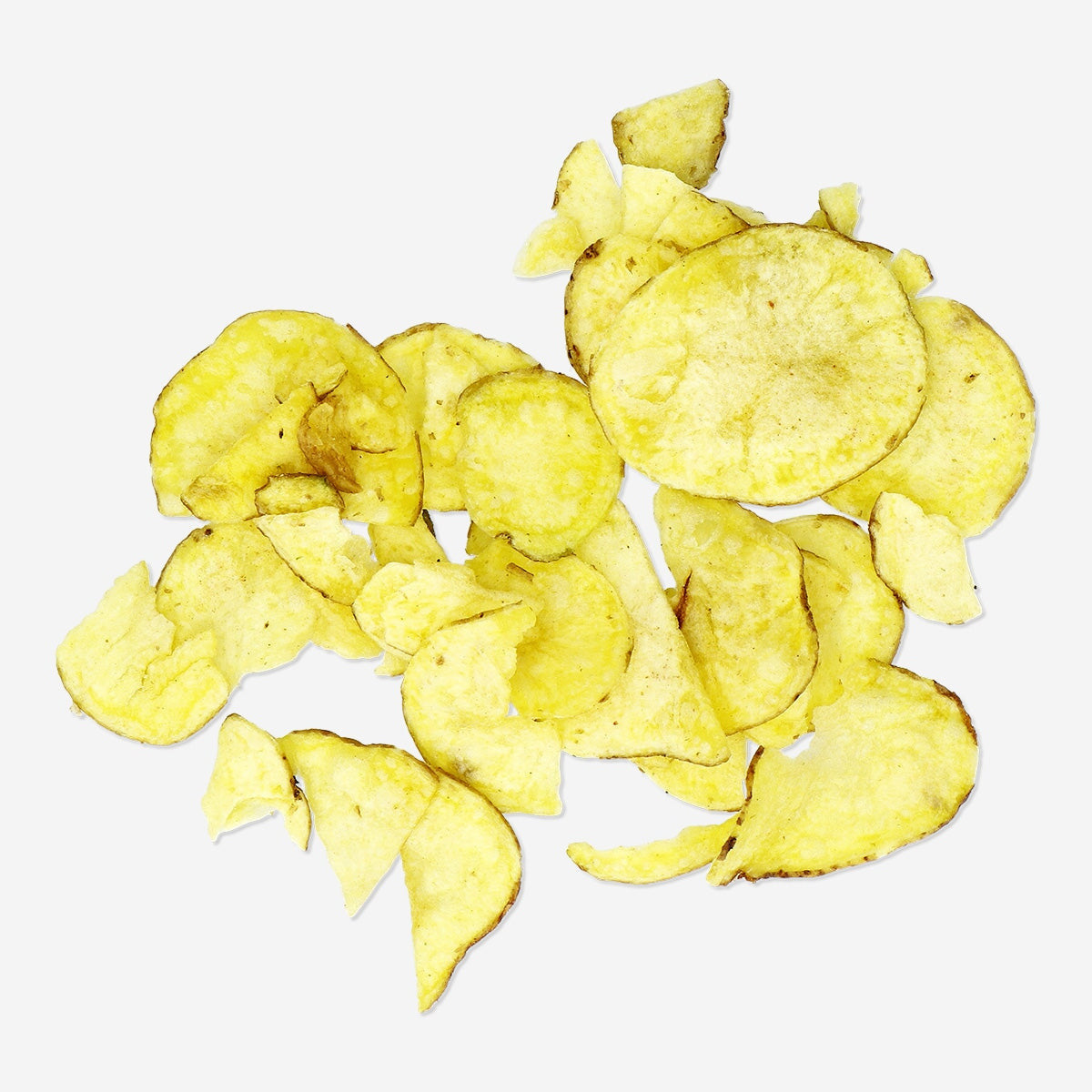 Kartoffelchips. Havsalt