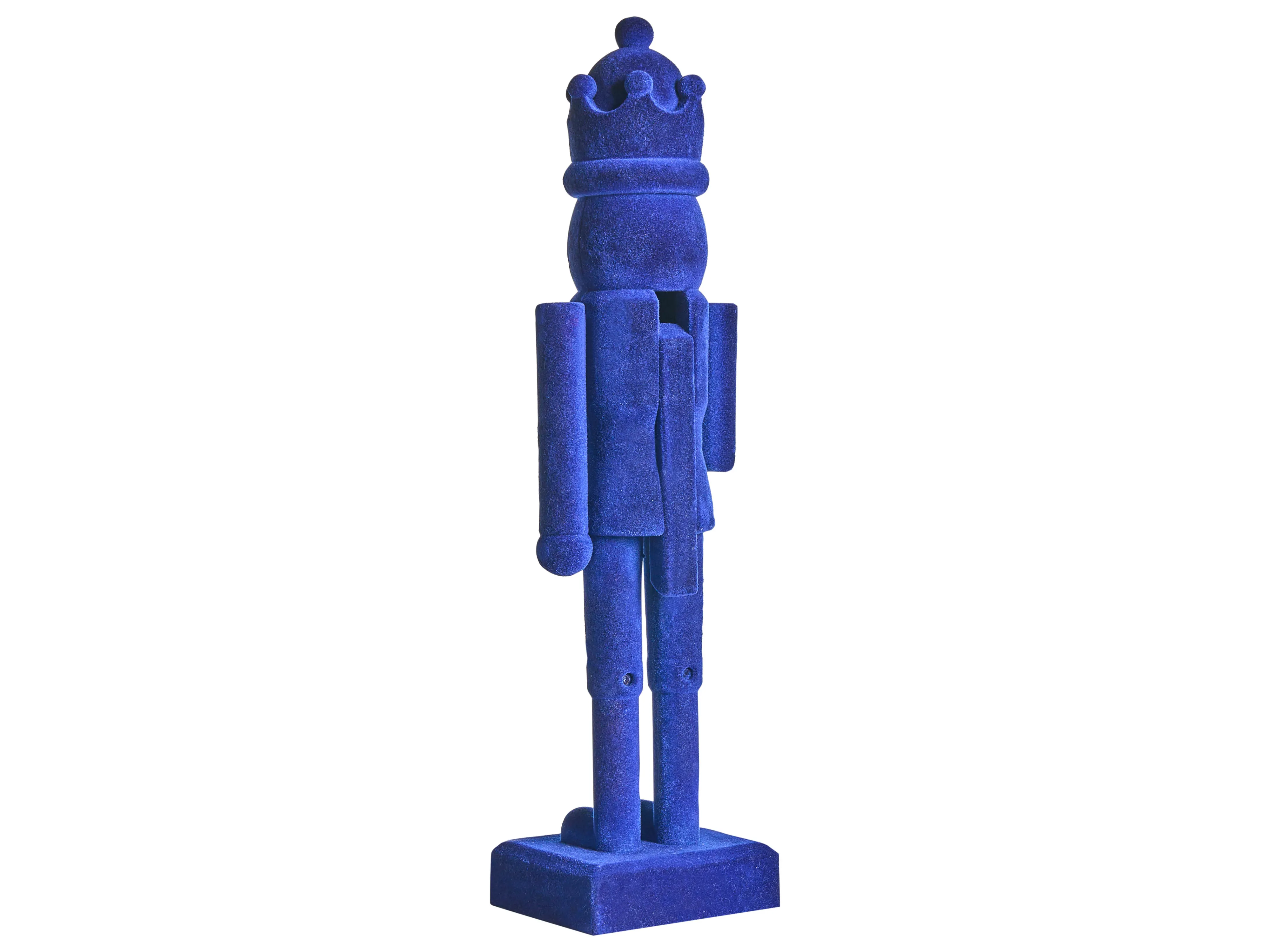 Set van 2 figuren FLATEY Notenkraker 40 cm Blauw