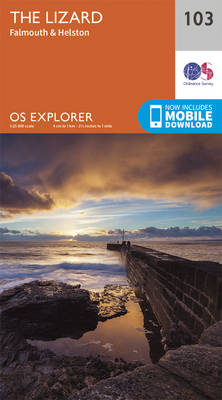 Lizard, Falmouth and Helston - OS Explorer Map 103 (Sheet map, folded)