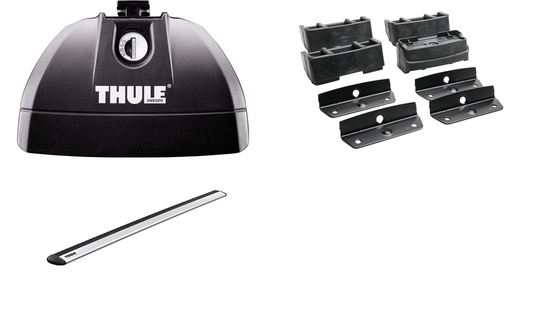Tagbøjler, Thule WingBar EVO Grå