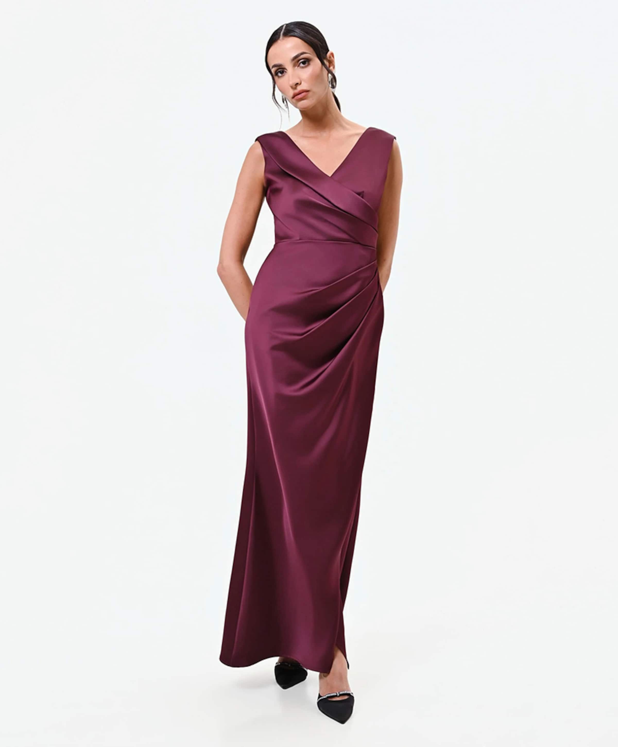 Rinascimento Dames jurk bordeaux