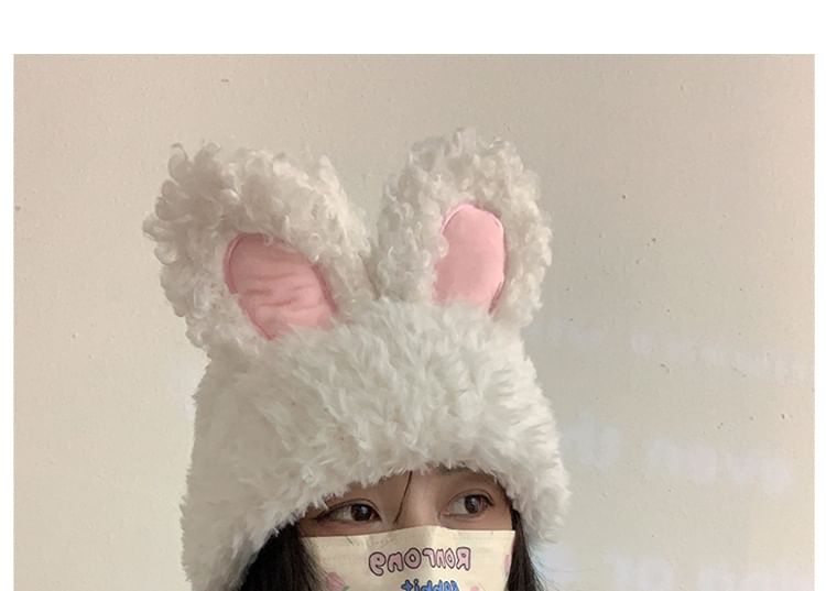 FROME - Konijnenoor Chenille Beanie
