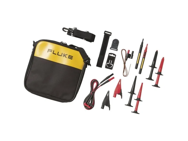 Fluke TLK289, Testledning, sonde og klipsæt, Sort, Rød