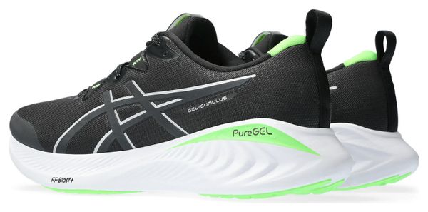Chaussures Running Asics Gel-Cumulus 25 Lite-Show Noir/Blanc/Vert Femme