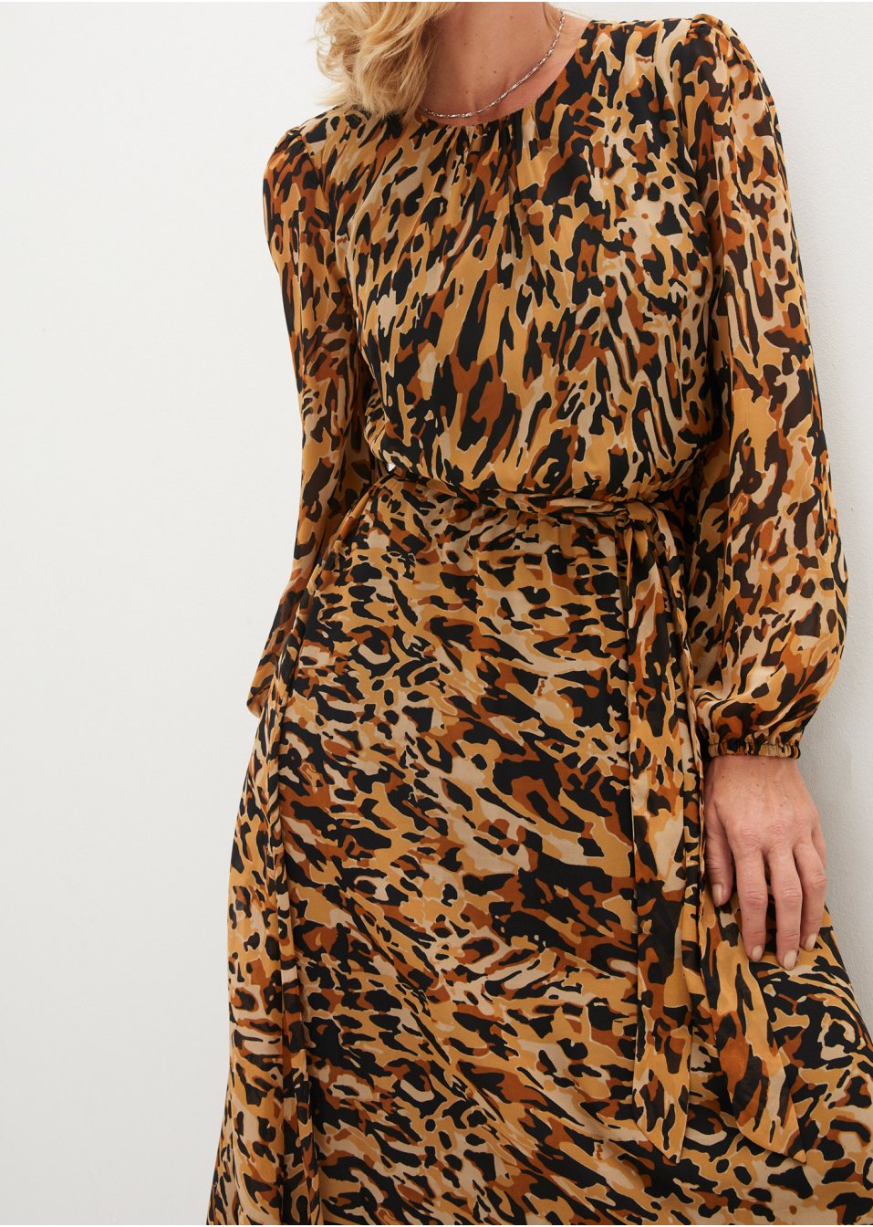 Robe en chiffon