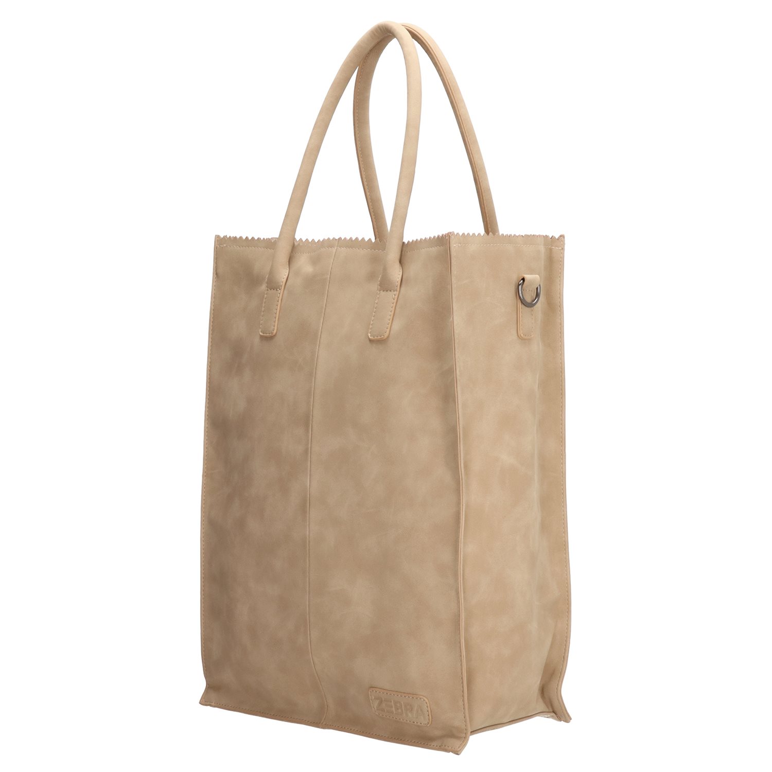 Zebra Trends Rosa Shopper 14 inch zand