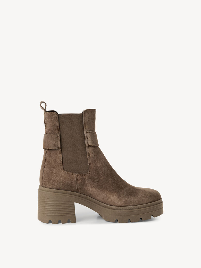 Leren Chelseaboot - beige