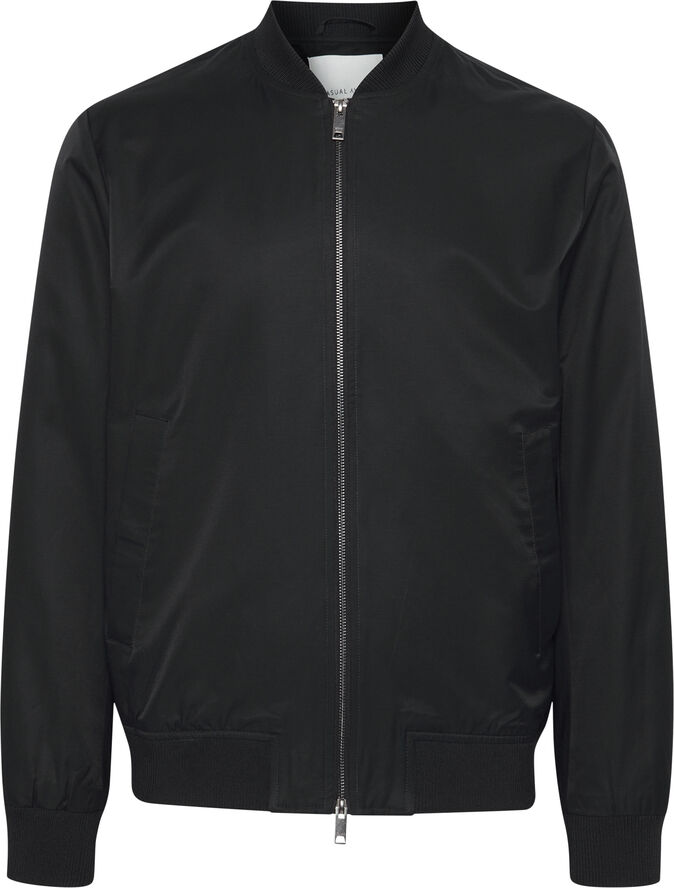 Casual Friday CFJAXON cotton bomber jacket Anthracite black