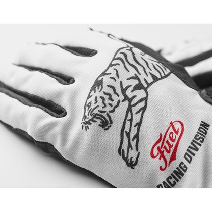 Gants cross Fuel RACING DIVISION 2024 - Blanc