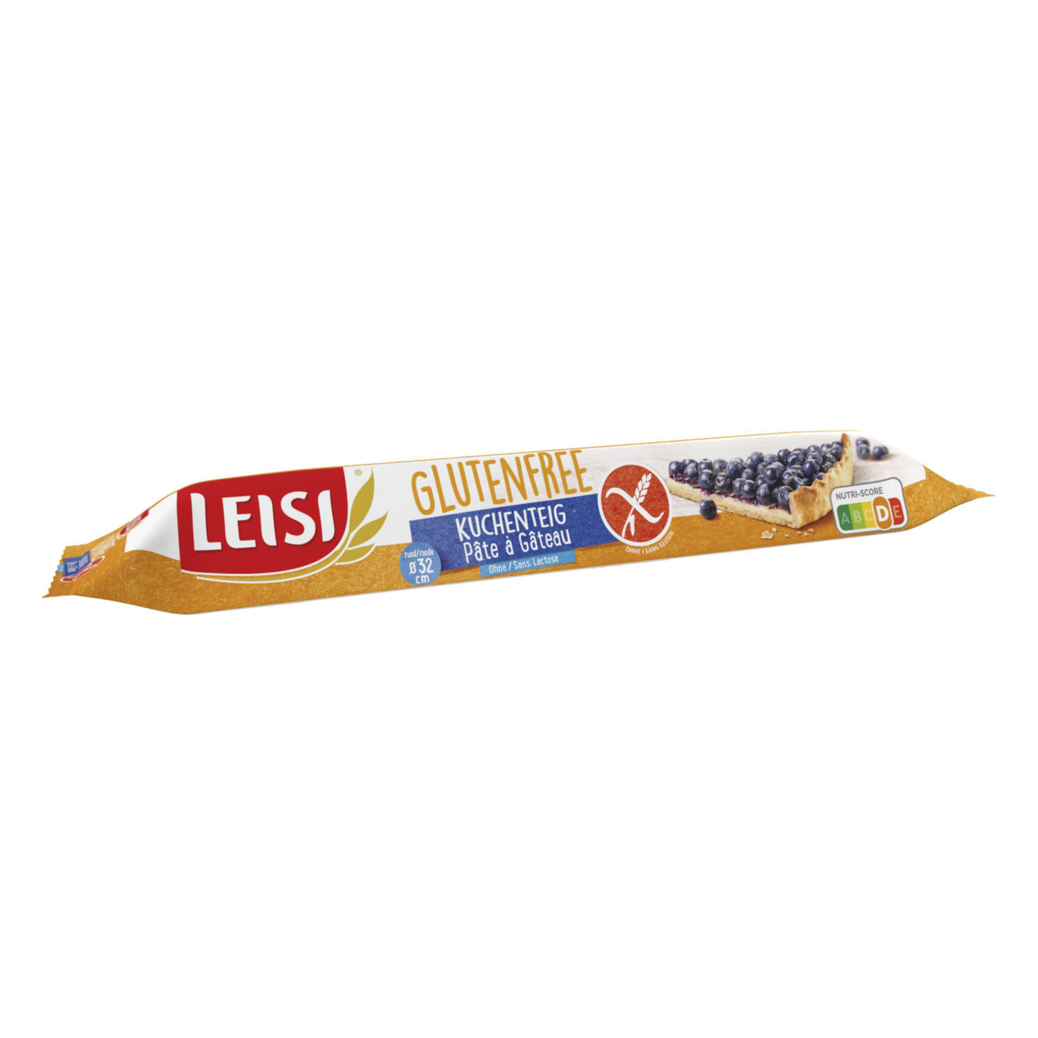 Leisi Kuchenteig rund ausgewallt Ø32cm glutenfrei