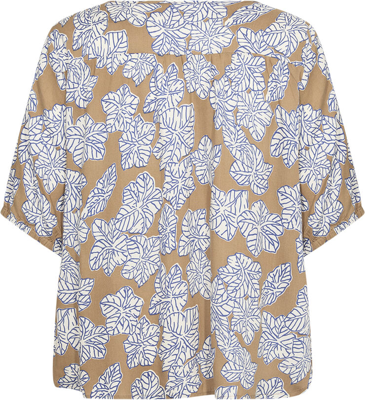 Wasabiconcept Curvy WA-GLADY 1 Bluse Mørk sand 8404c mørk sand