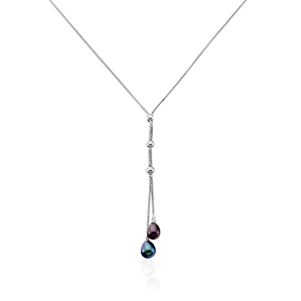 Collier Renee-marie Argent Blanc Perle De Culture