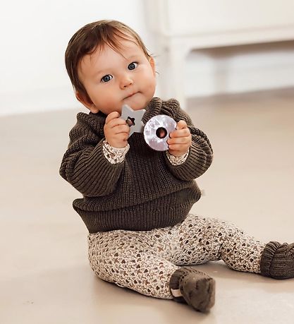 That's Mine Bluse - Flo Pullover - Erde Brown Melange