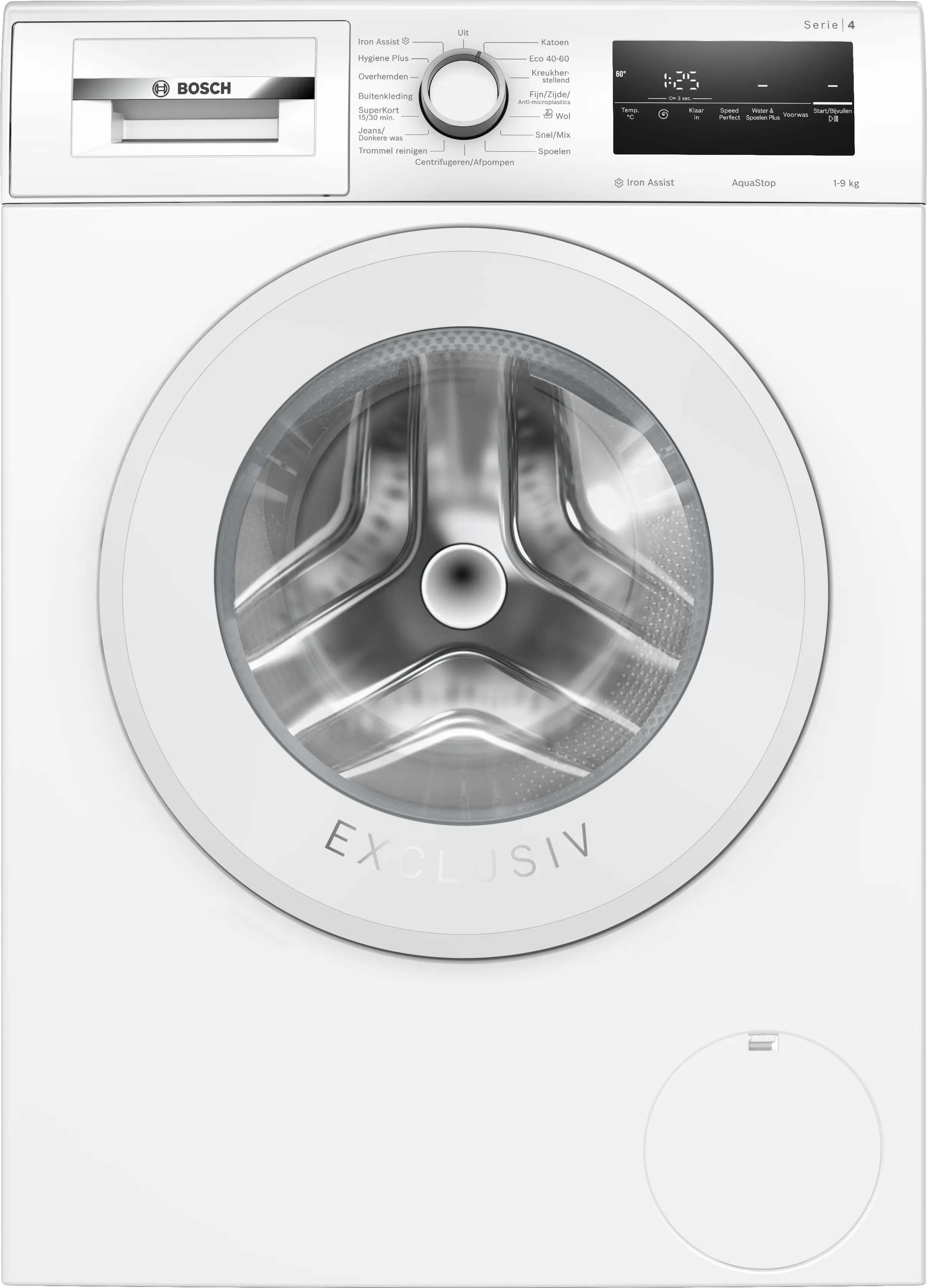 Serie 4 Wasmachine, voorlader 9 kg max. 1400 rpm