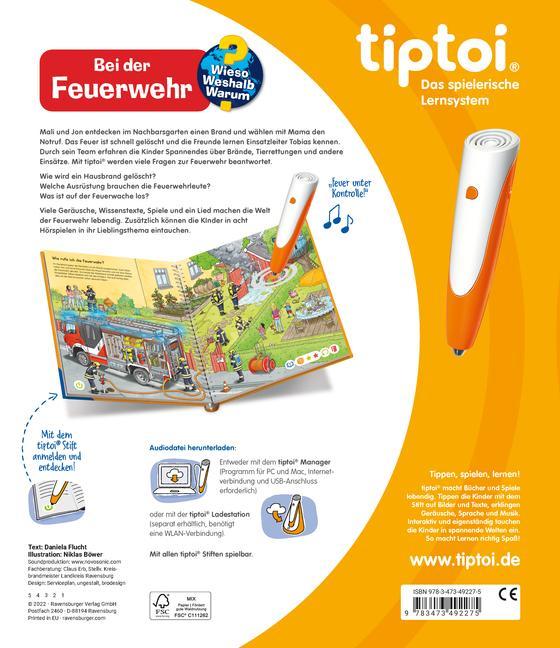 Bei der Feuerwehr / Wieso? Weshalb? Warum? tiptoi® Bd.25