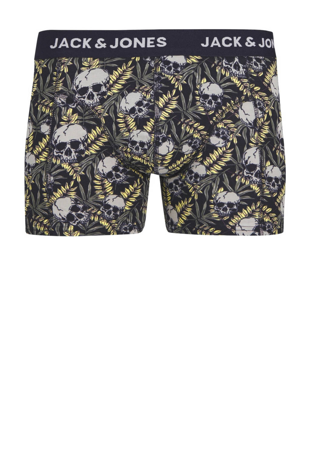 Fijne goed passende onderbroekenboxershort JACHUGO SKULLS - set van 3 donkerblauw/multicolor