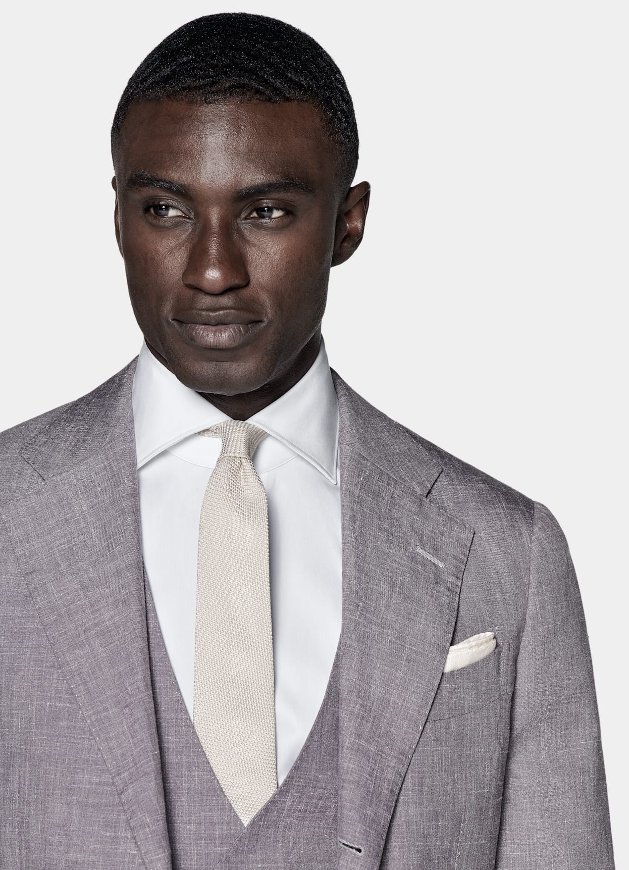 Costume trois pièces Lazio coupe Tailored violet